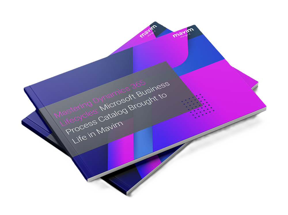 eBook - Mastering Dynamics 365 Lifecycles-Microsoft Business Process Catalog brought to life in Mavim - download img