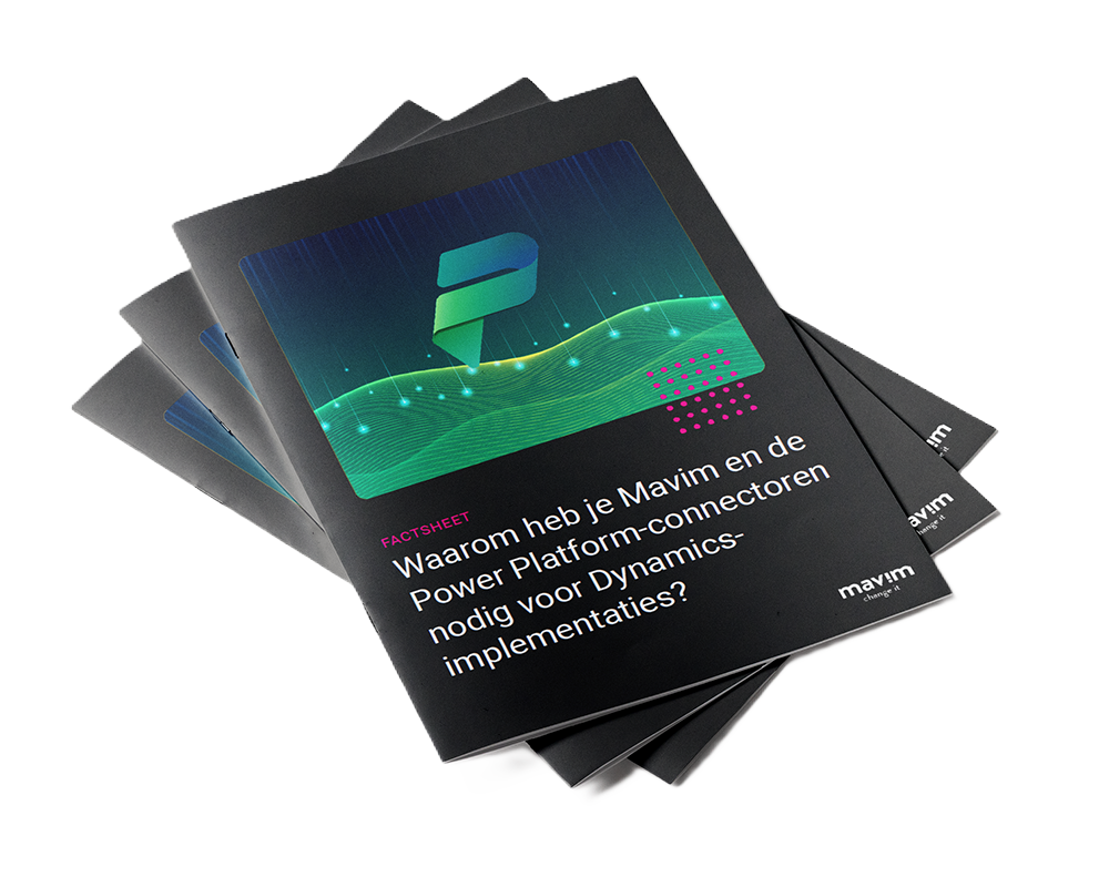 Factsheet - Waarom heb je Mavim en de Power Platform-connectoren nodig voor Dynamics-implementaties -download img