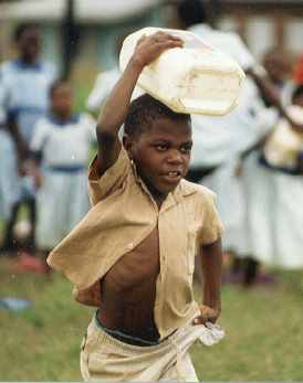 Running boy